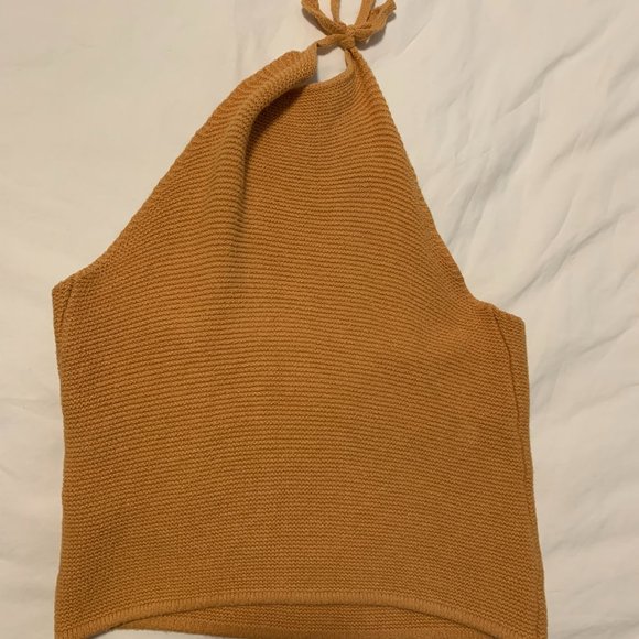 Brandy Melville Knit Halter Tops - Picture 1 of 4